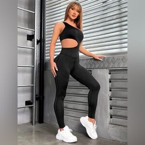 SOLD Oyoangle one shoulder jumpsuit